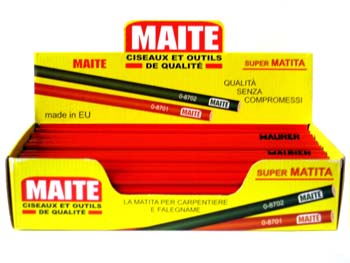 Matita falegname cm.25 rossa 2303130000048 2102240000166